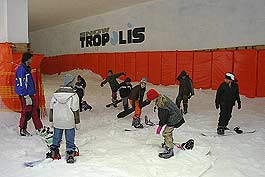 Mit der Schule in der Skihalle